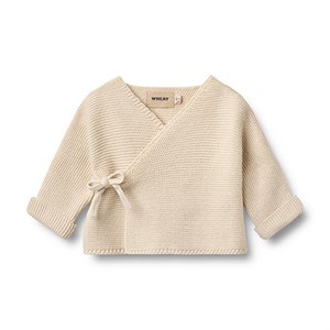 Wheat - Knit Wraparound Siva LS, Sand Shell